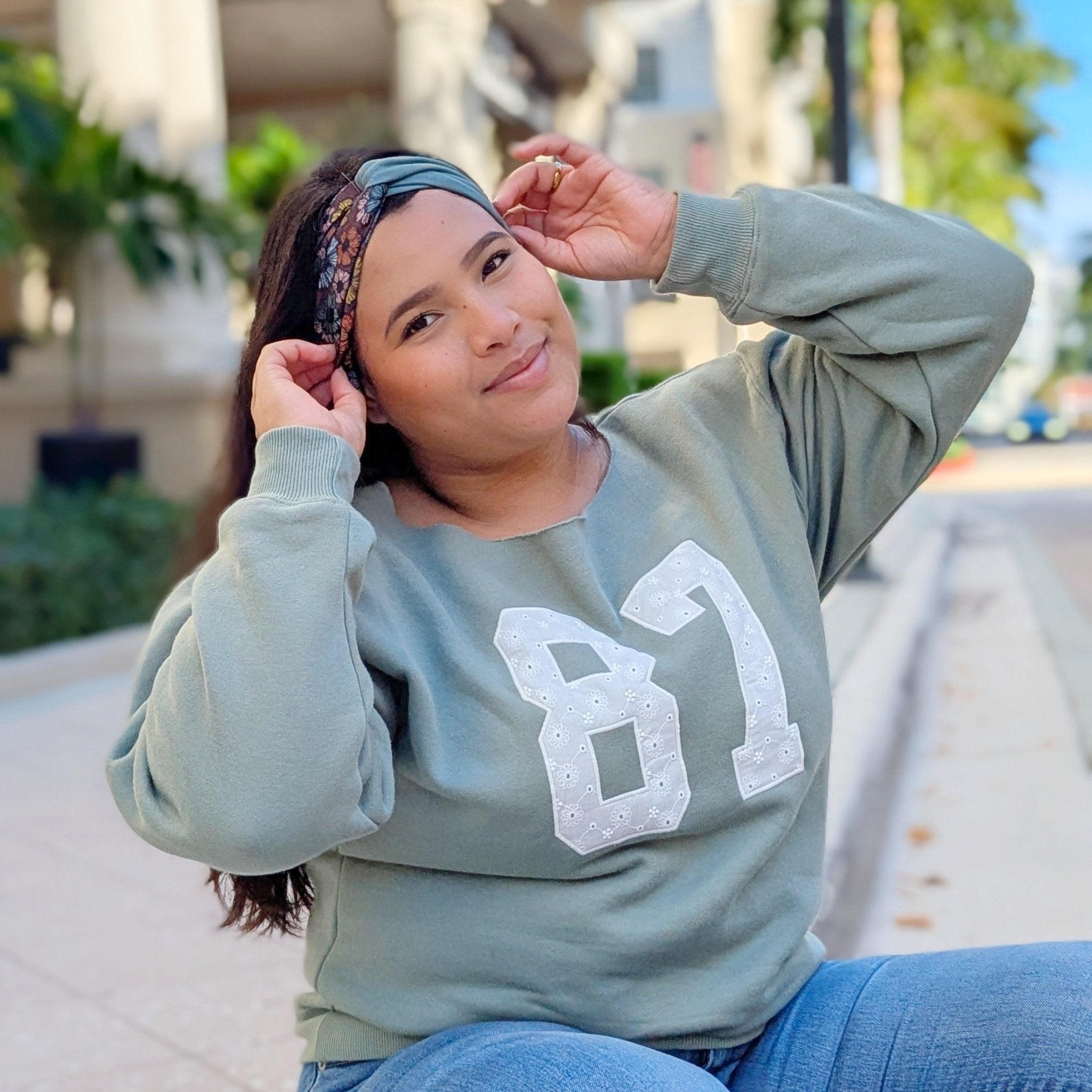 Turquoise Pumpkin Patch Twist Headband - The Sassy Olive