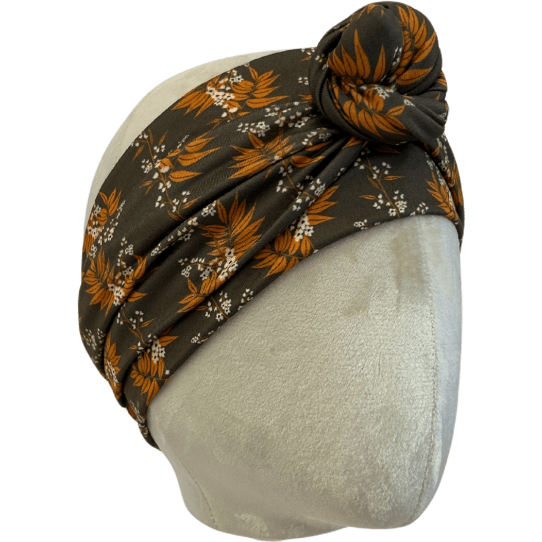 Twiggy Flowers Wrap Headband - The Sassy Olive