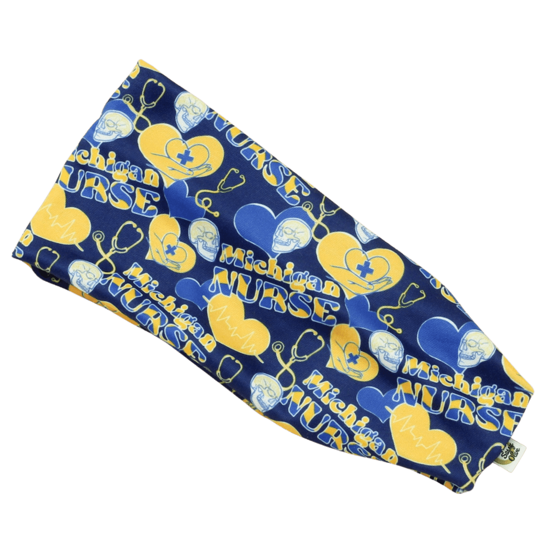 U of M Nurse Stretch Headband - The Sassy Olive