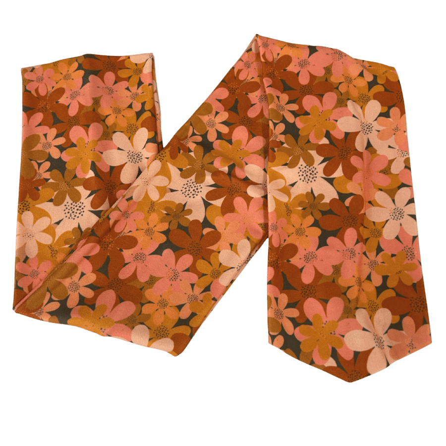 Warm Floral Wrap Headband - The Sassy Olive