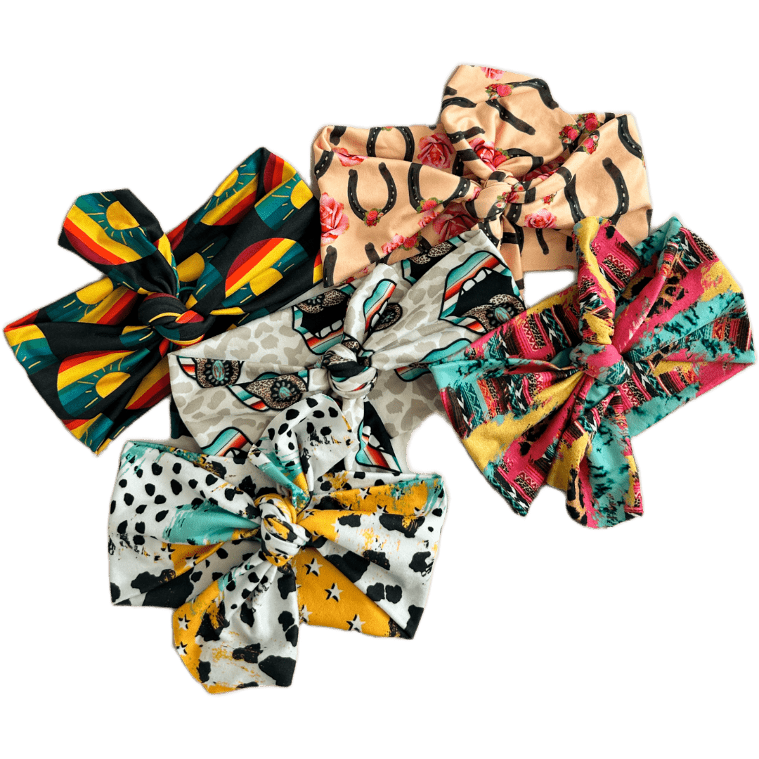 Wild West 5 Top Knot Grab Bag - The Sassy Olive