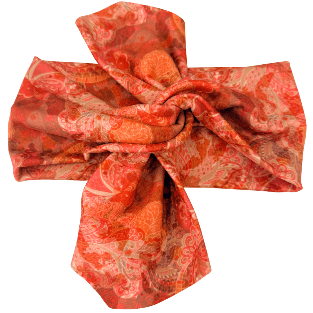Wildfire Paisley Top Knot Headband - The Sassy Olive