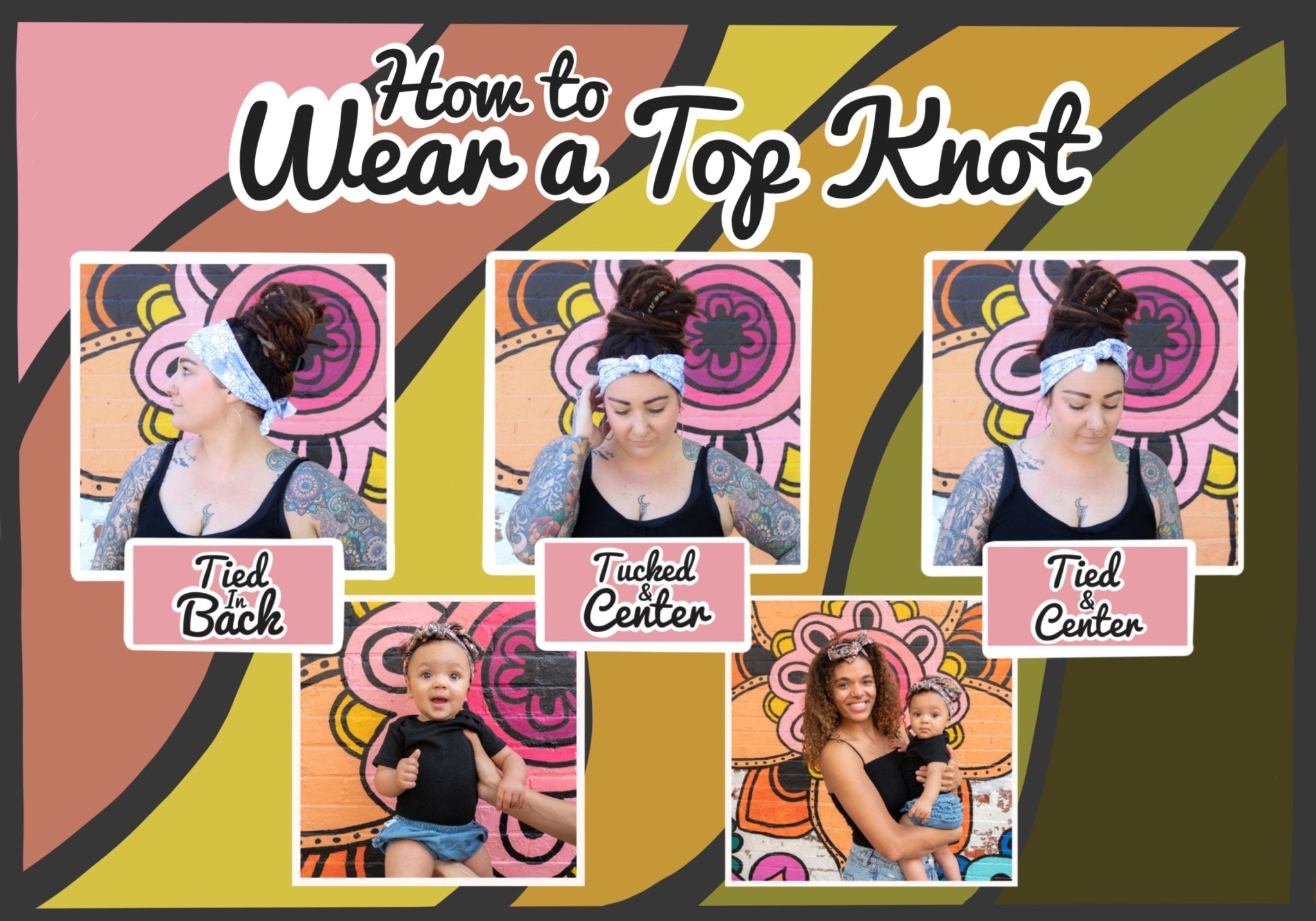 Wildfire Paisley Top Knot Headband - The Sassy Olive