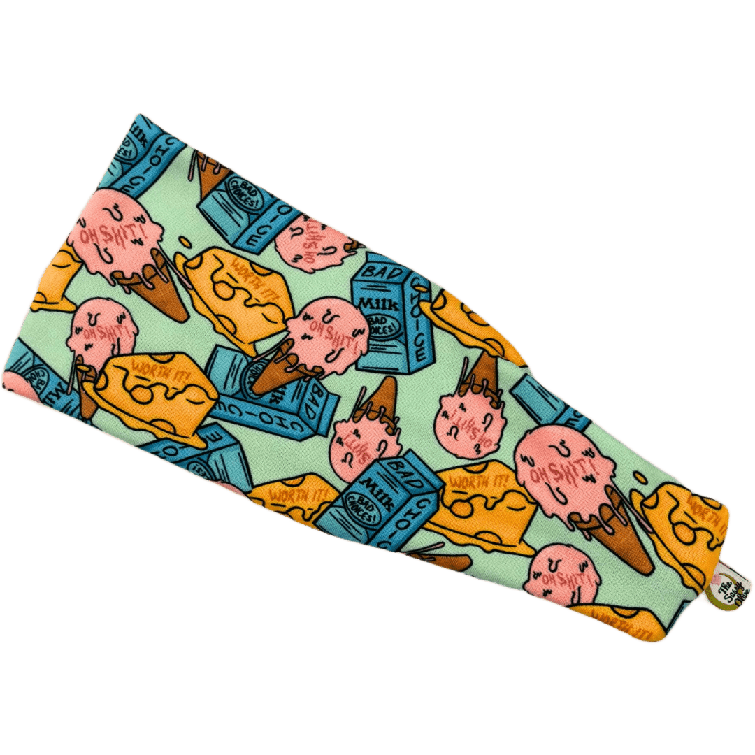 Worth Shitting For Stretch Headband - The Sassy Olive