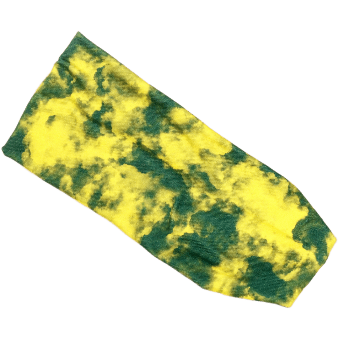 Yellow and Green Stretch Headband - The Sassy Olive