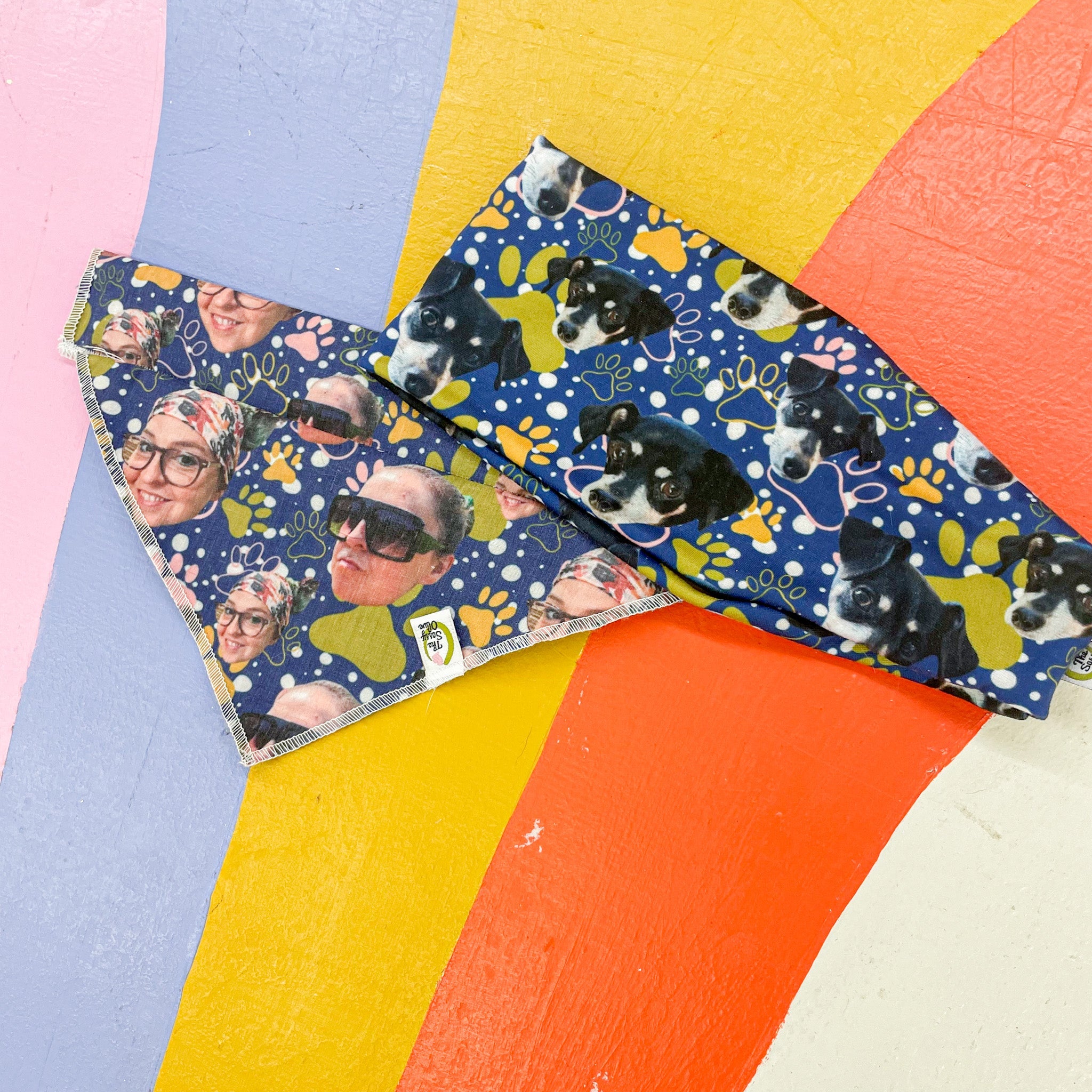 Custom Pet Bandana & Headband Bundle - The Sassy Olive