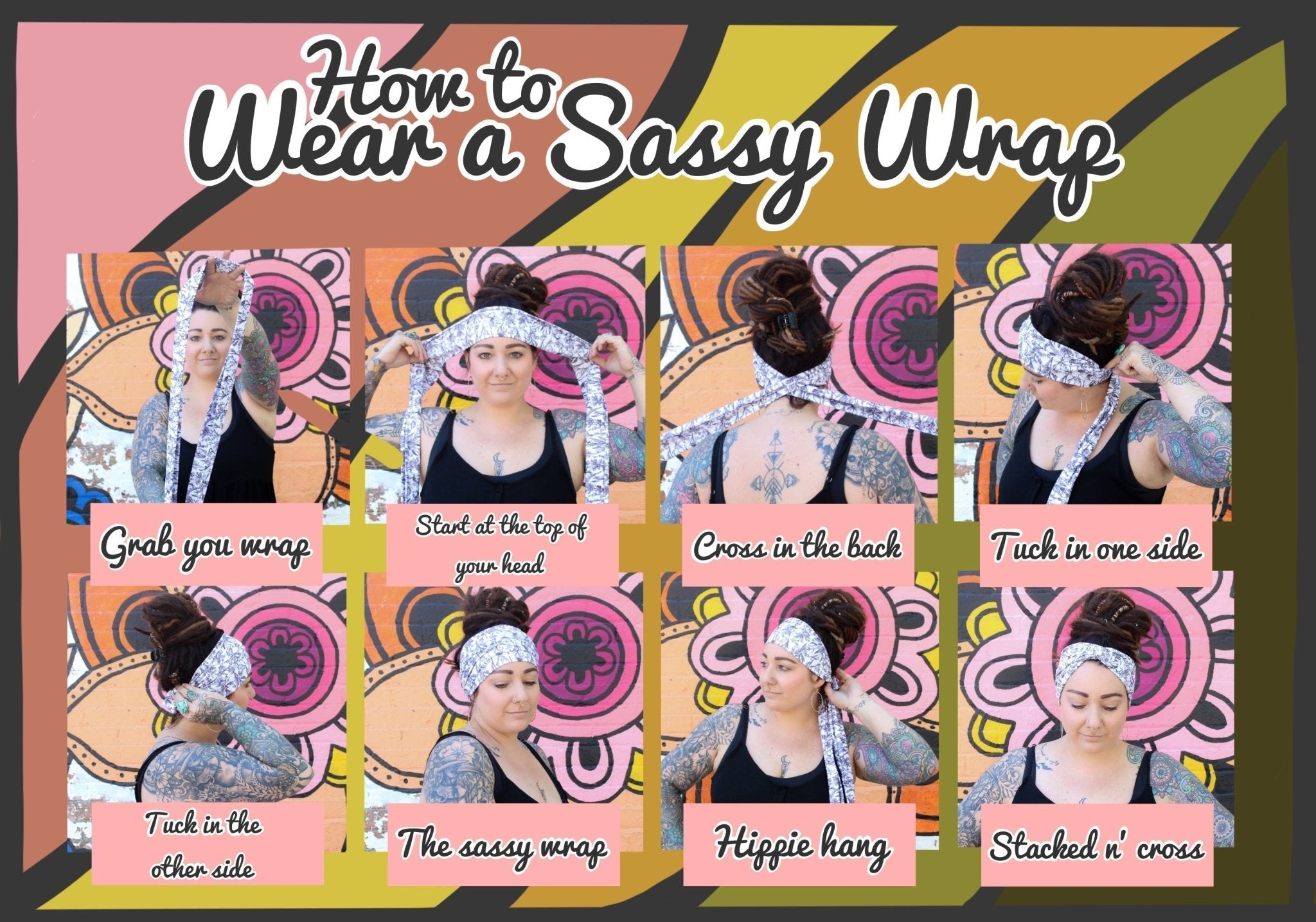 Digital PDF of Headband Styling Signs - The Sassy Olive
