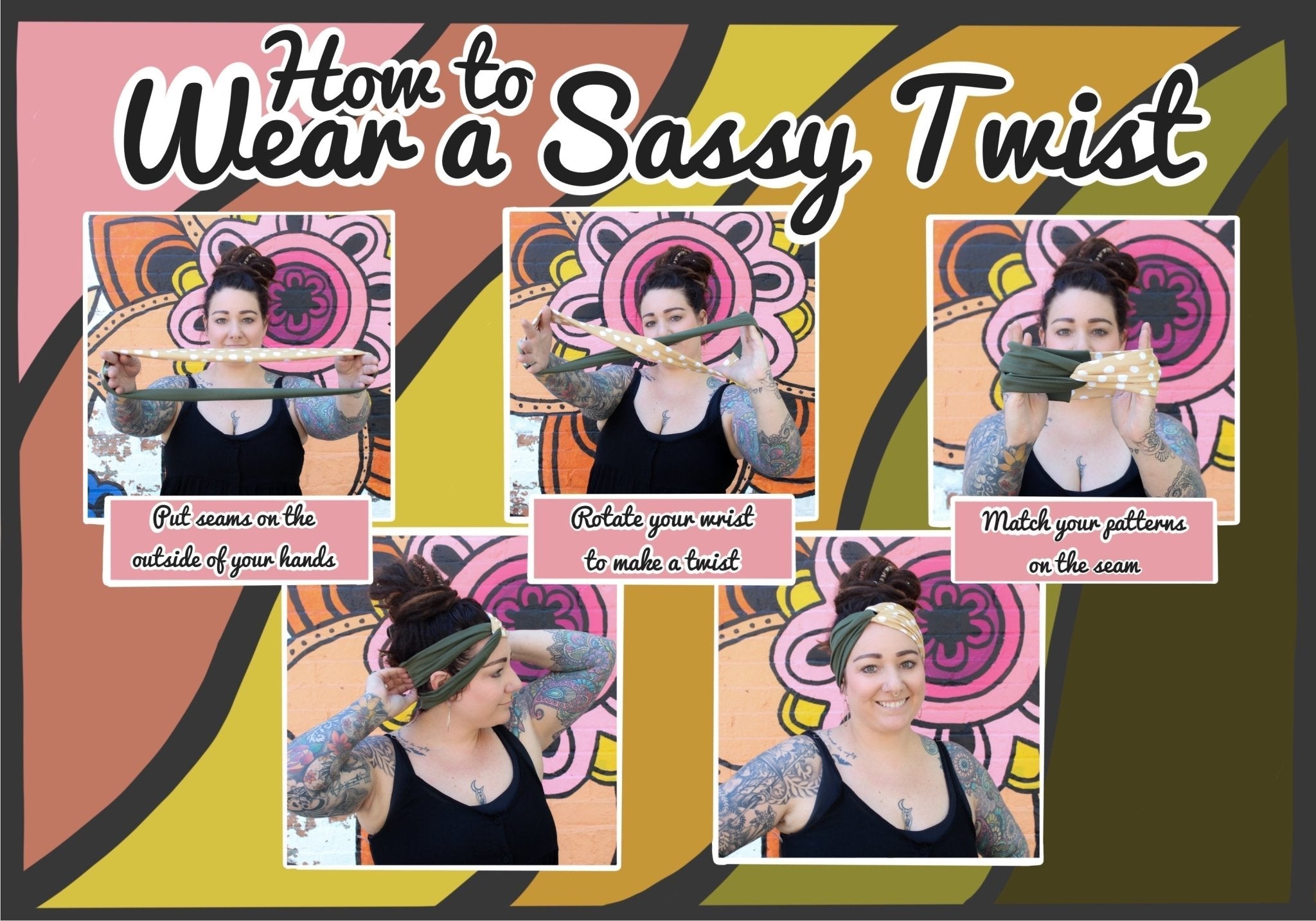 Digital PDF of Headband Styling Signs - The Sassy Olive