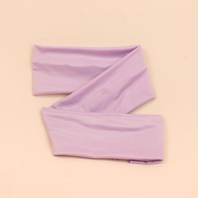 Lilac Solid Wrap Headband - The Sassy Olive
