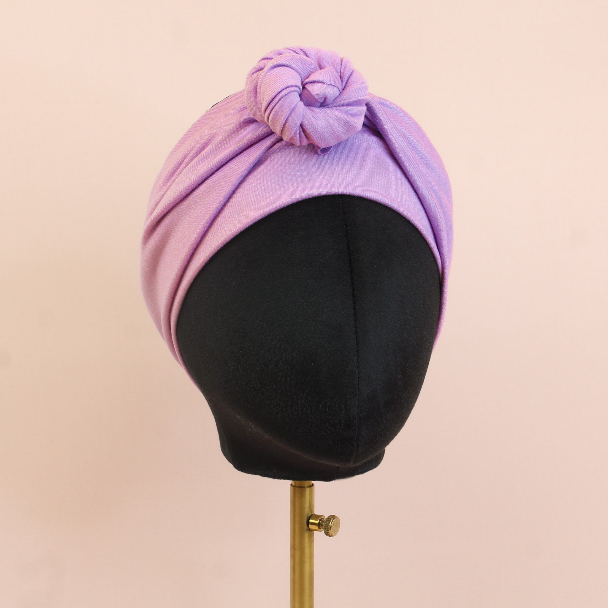 Lilac Solid Wrap Headband - The Sassy Olive