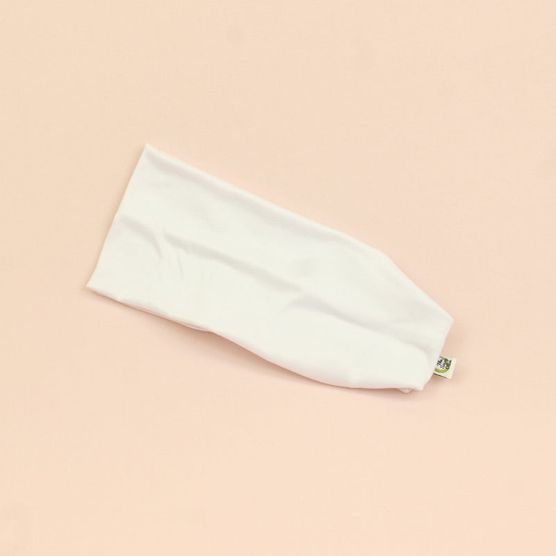 Marshmallow Solid Stretch Headband - The Sassy Olive