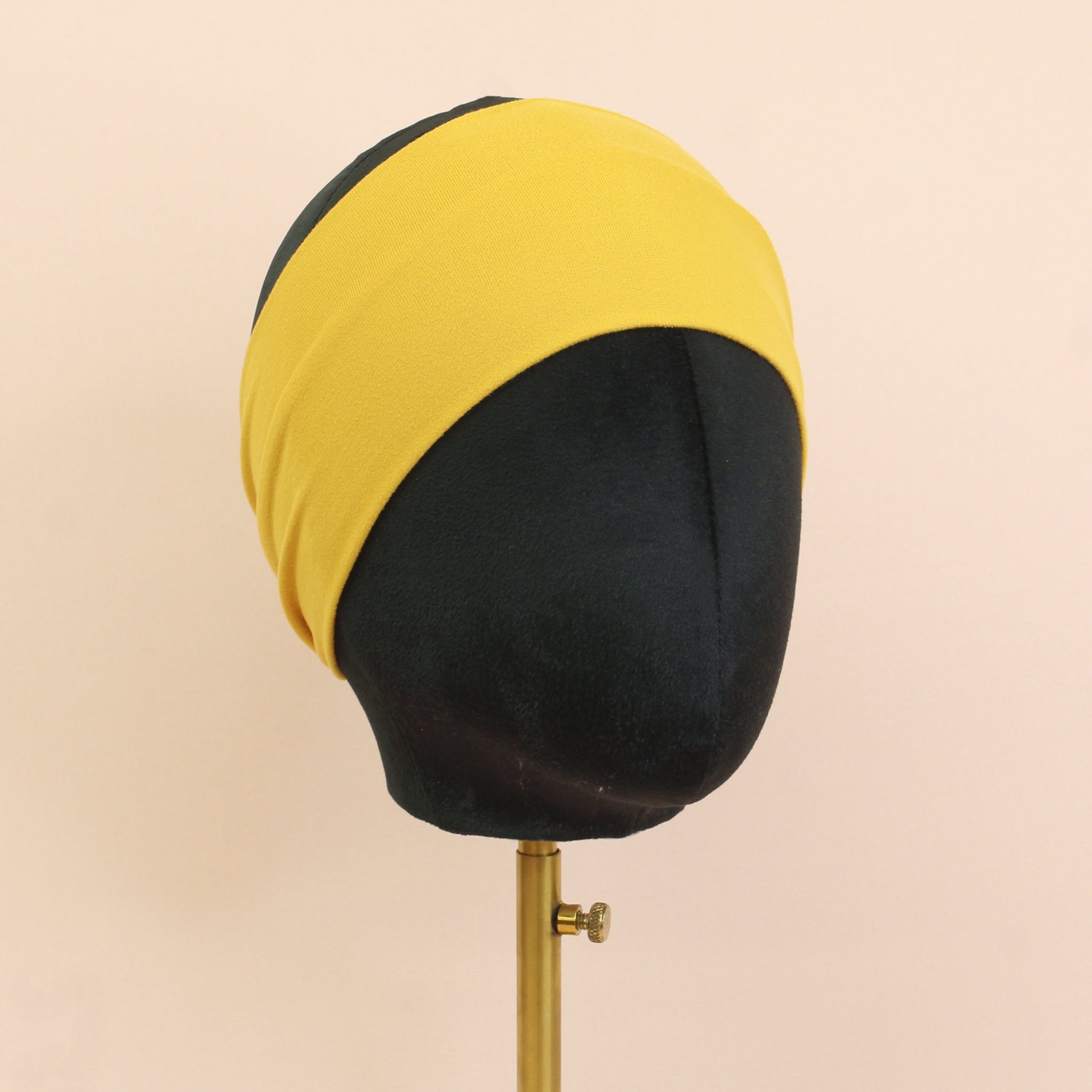 Mustard Solid Stretch Headband - The Sassy Olive