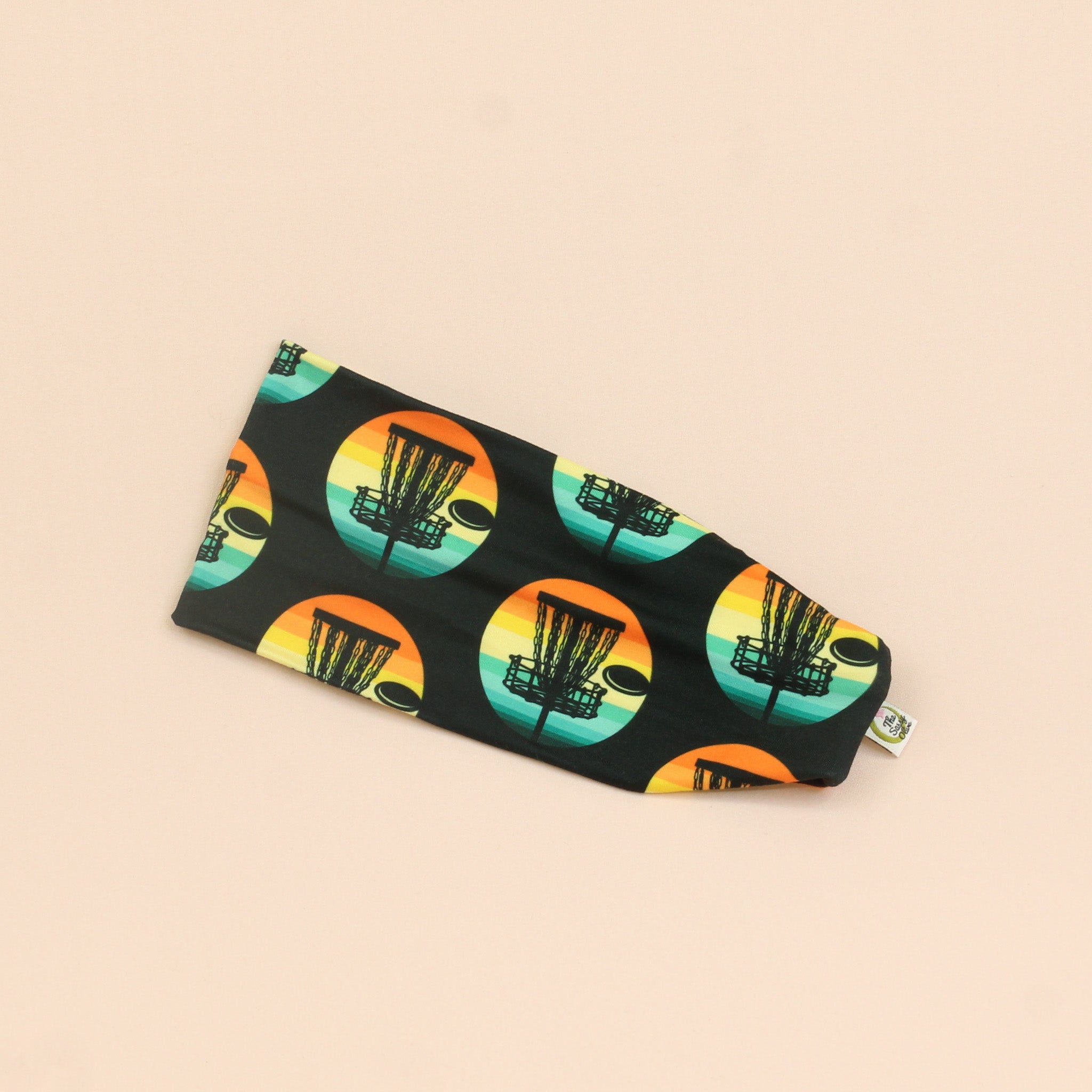 Retro Disc Stretch Headband - The Sassy Olive