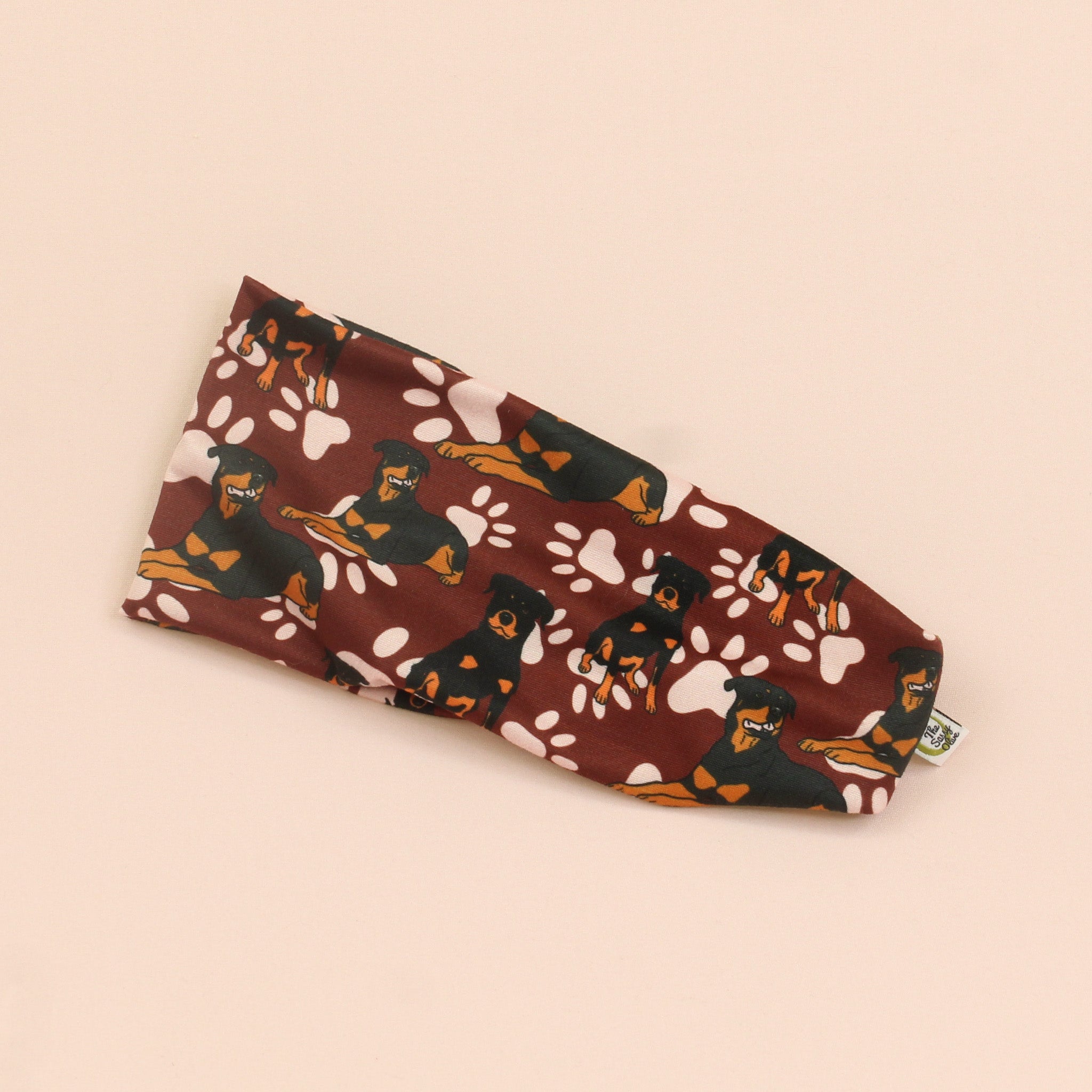 Rottweiler Stretch Headband - The Sassy Olive