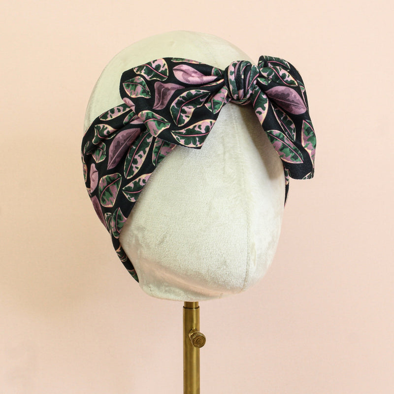 Rubber Plant Top Knot Headband - The Sassy Olive