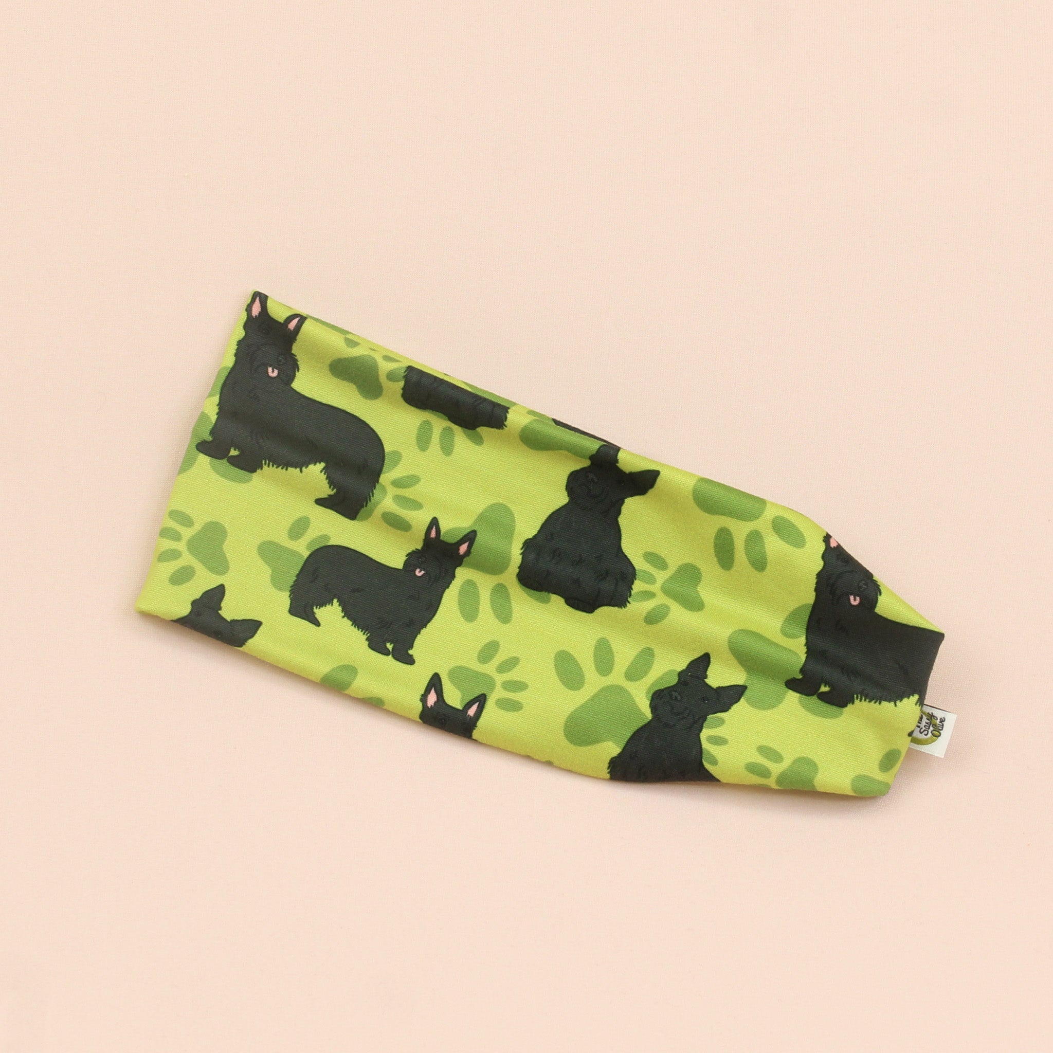 Scottish Terrier Stretch Headband - The Sassy Olive