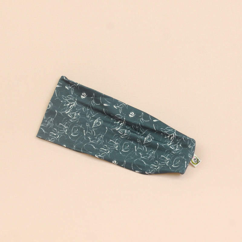 Simple Sketch Floral Stretch Headband - The Sassy Olive