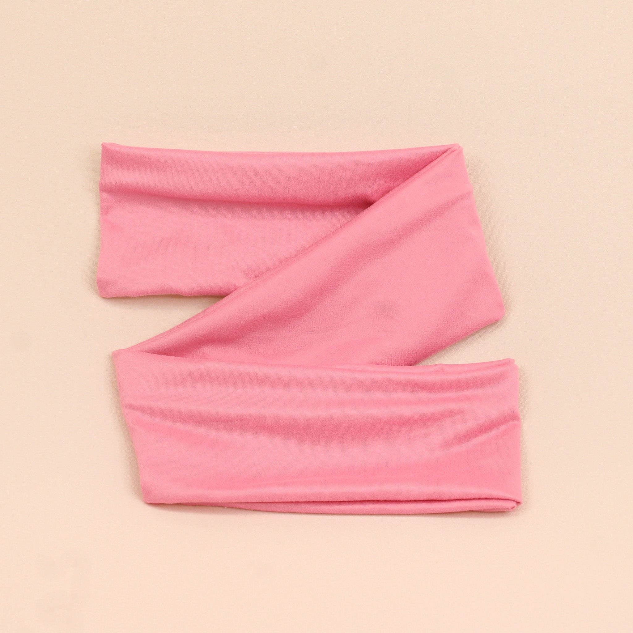 Strawberry Milk Solid Wrap Headband - The Sassy Olive