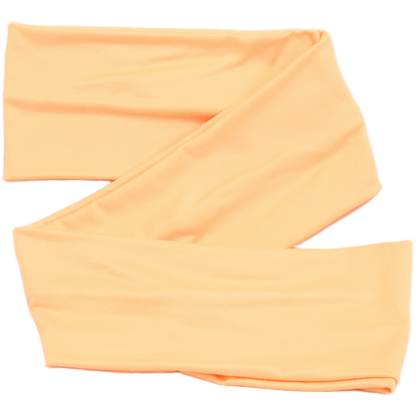 Papaya Pink Solid Wrap Headband
