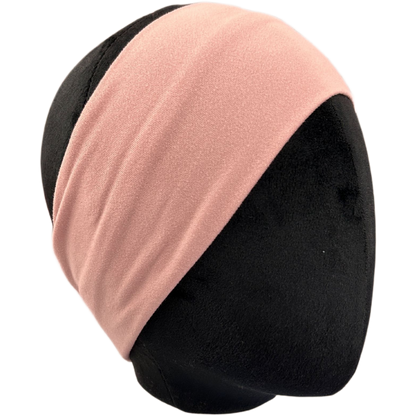 Peony Pink Solid Stretch Headband