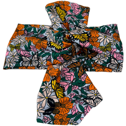 Garden Flower Top Knot Headband