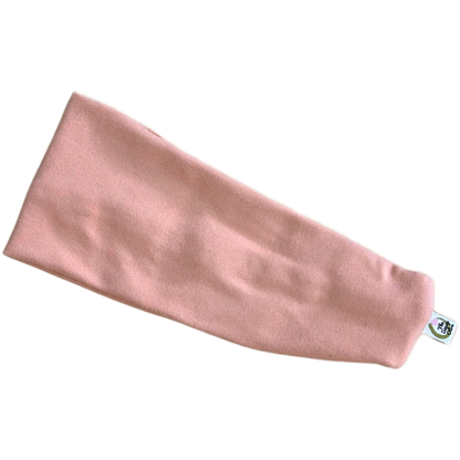 Peony Pink Solid Stretch Headband