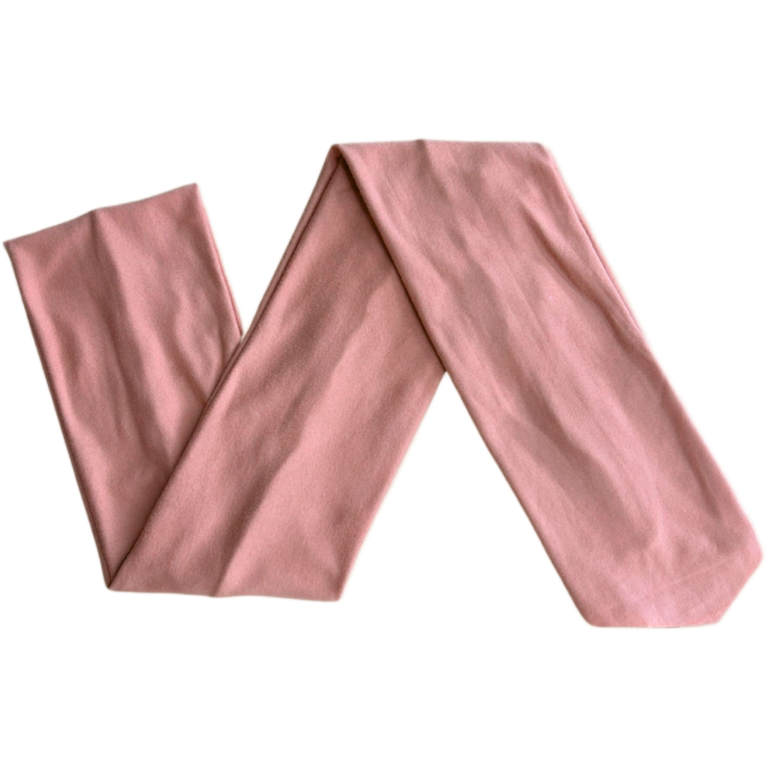 Peony Pink Solid Wrap Headband