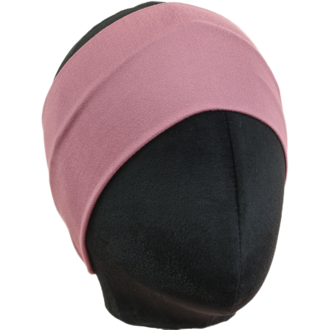 Tia Mauve Solid Stretch Headband