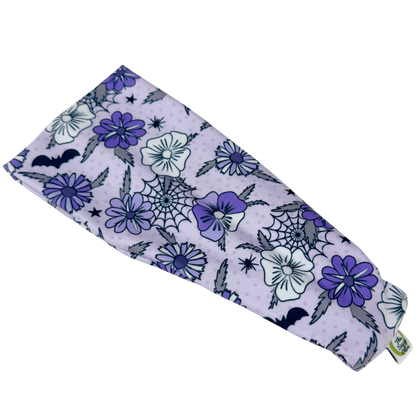 Spooky Lilac Floral Stretch Headband