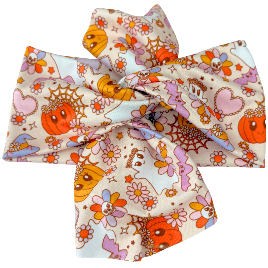 Cute and Scary Top Knot Headband