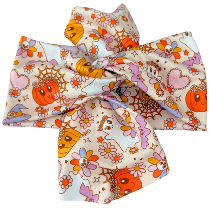 Cute and Scary Top Knot Headband