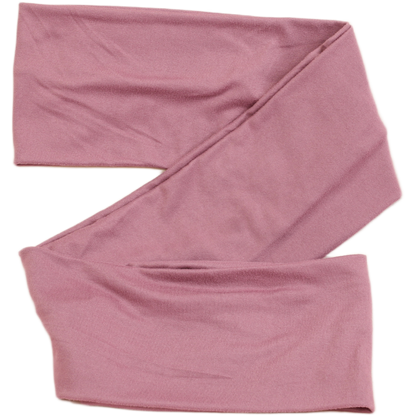 Tia Mauve Solid Wrap Headband