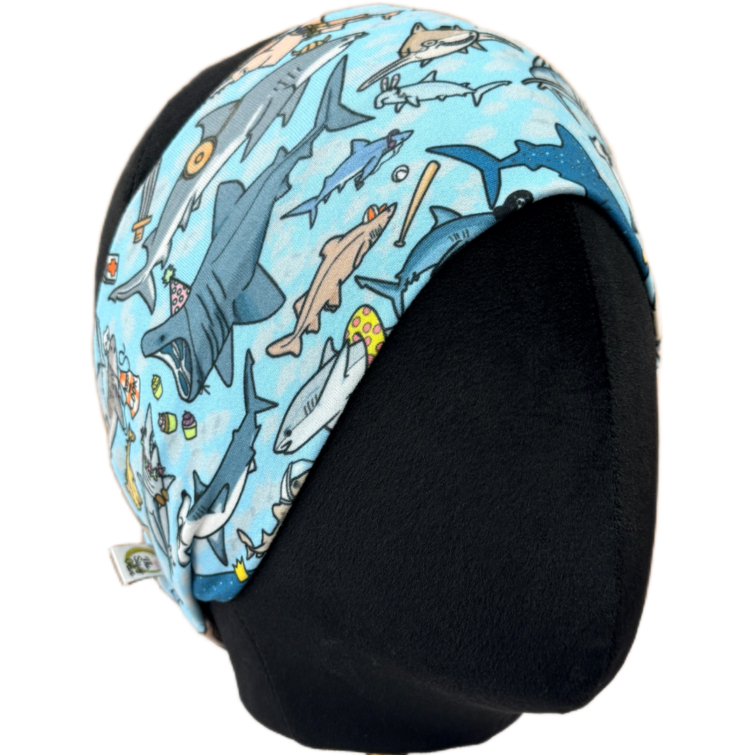 Sharks with Jobs Stretch Headband
