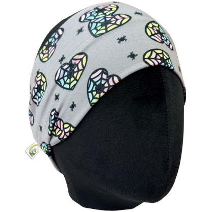 Spider Hearts Stretch Headband