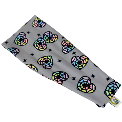 Spider Hearts Stretch Headband