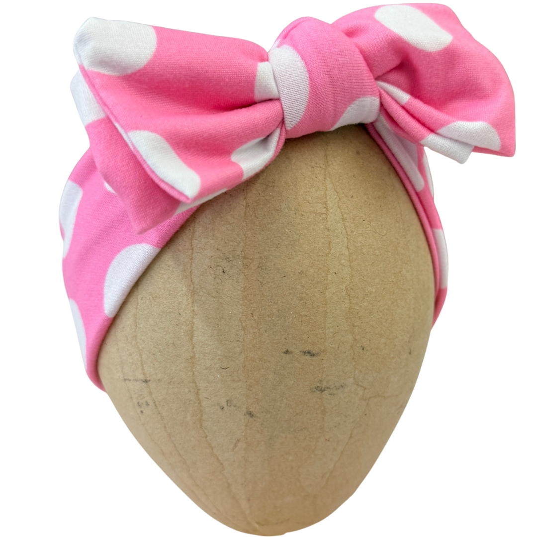 Victoria’s Pink Polka Dot Baby Headband