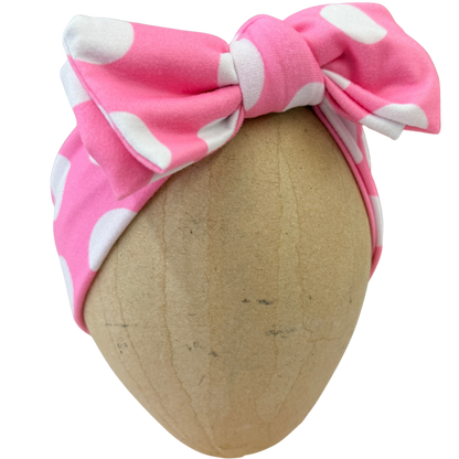 Victoria’s Pink Polka Dot Baby Headband