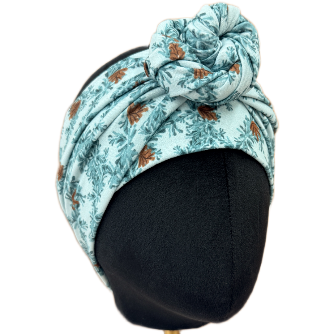 Winter Greens Wrap Headband