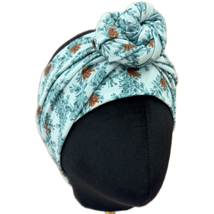 Winter Greens Wrap Headband