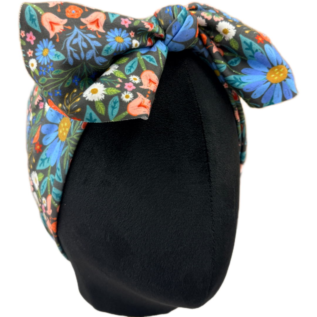 Folksy Floral Top Knot Headband