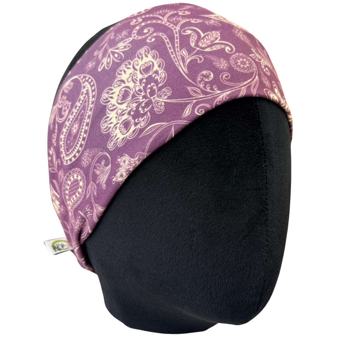 Sugar Plum Paisley Stretch Headband