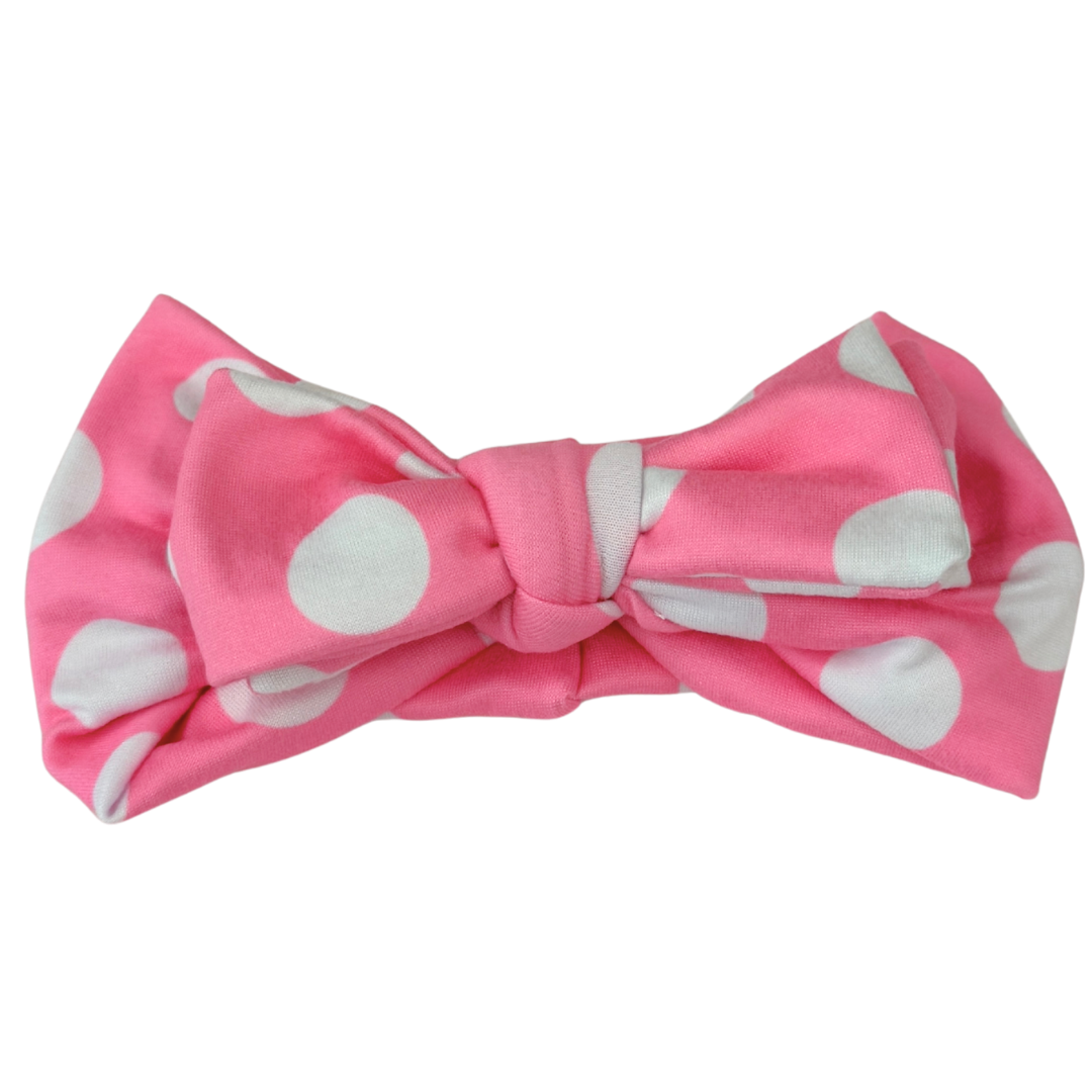 Victoria’s Pink Polka Dot Baby Headband