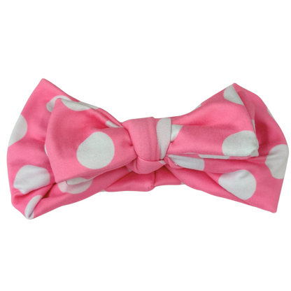 Victoria’s Pink Polka Dot Baby Headband