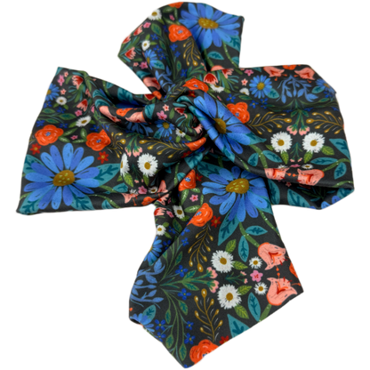 Folksy Floral Top Knot Headband
