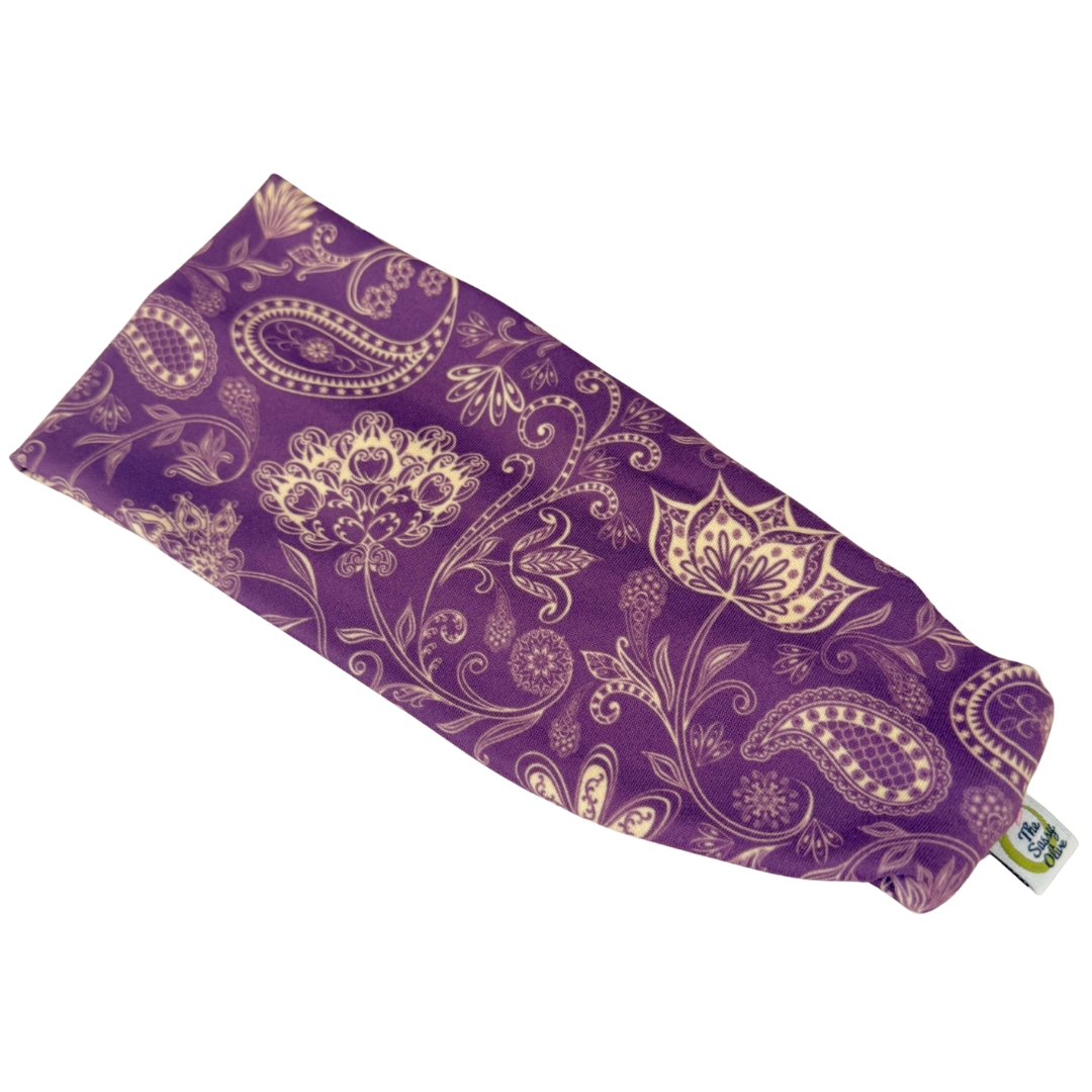Sugar Plum Paisley Stretch Headband