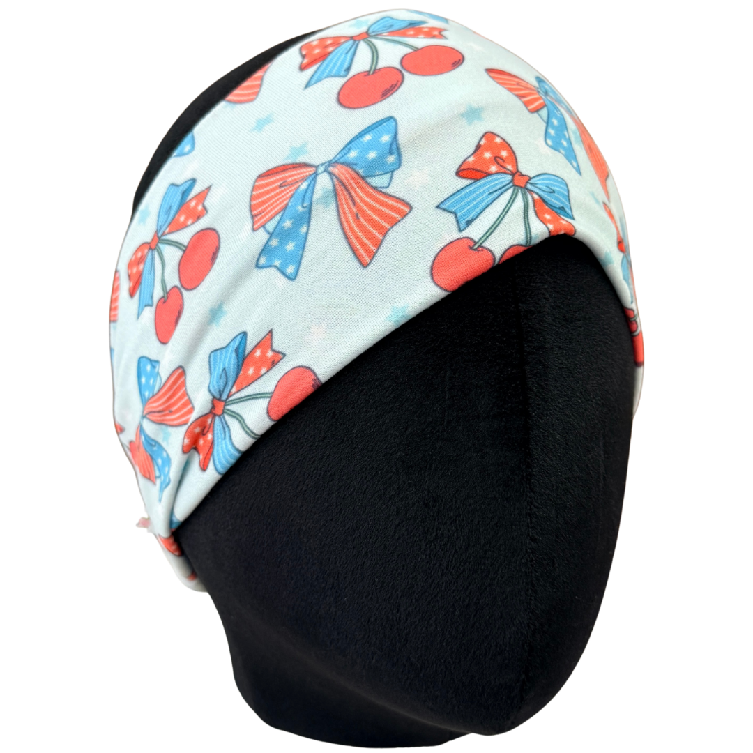 Stars &amp; Cherries Stretch Headband