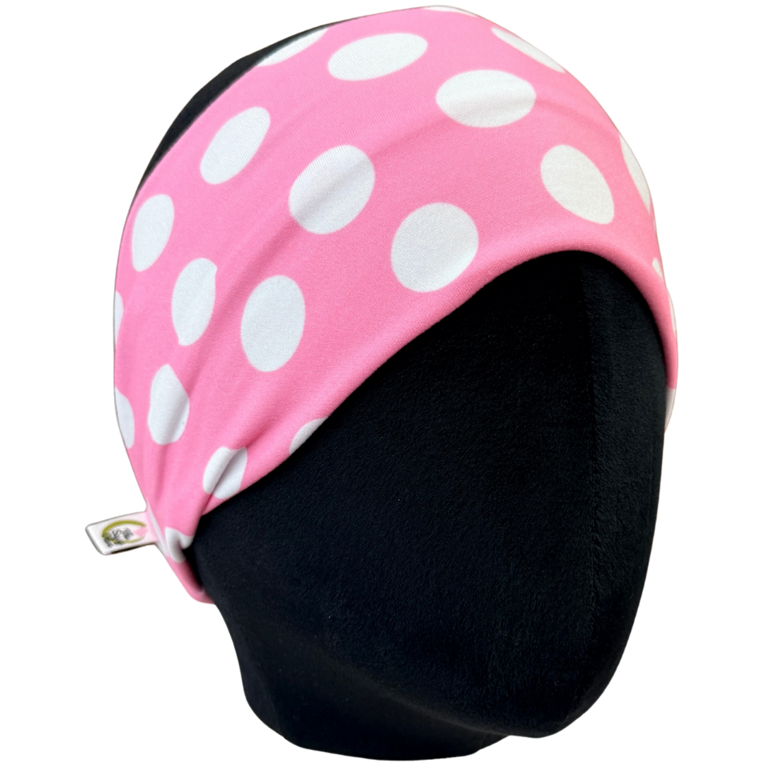 Victoria’s Pink Polka Dot Stretch Headband