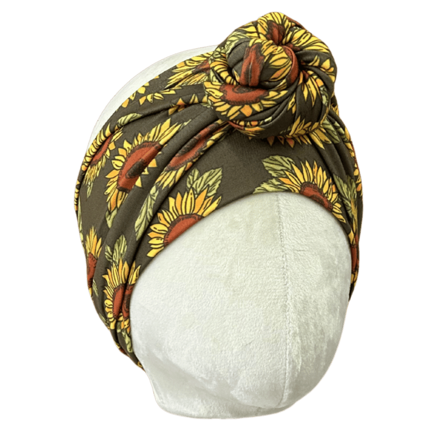 Sunflower Patch Wrap Headband
