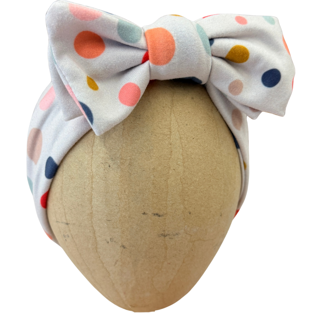 Y2K Confetti Polka Dot Baby Headband