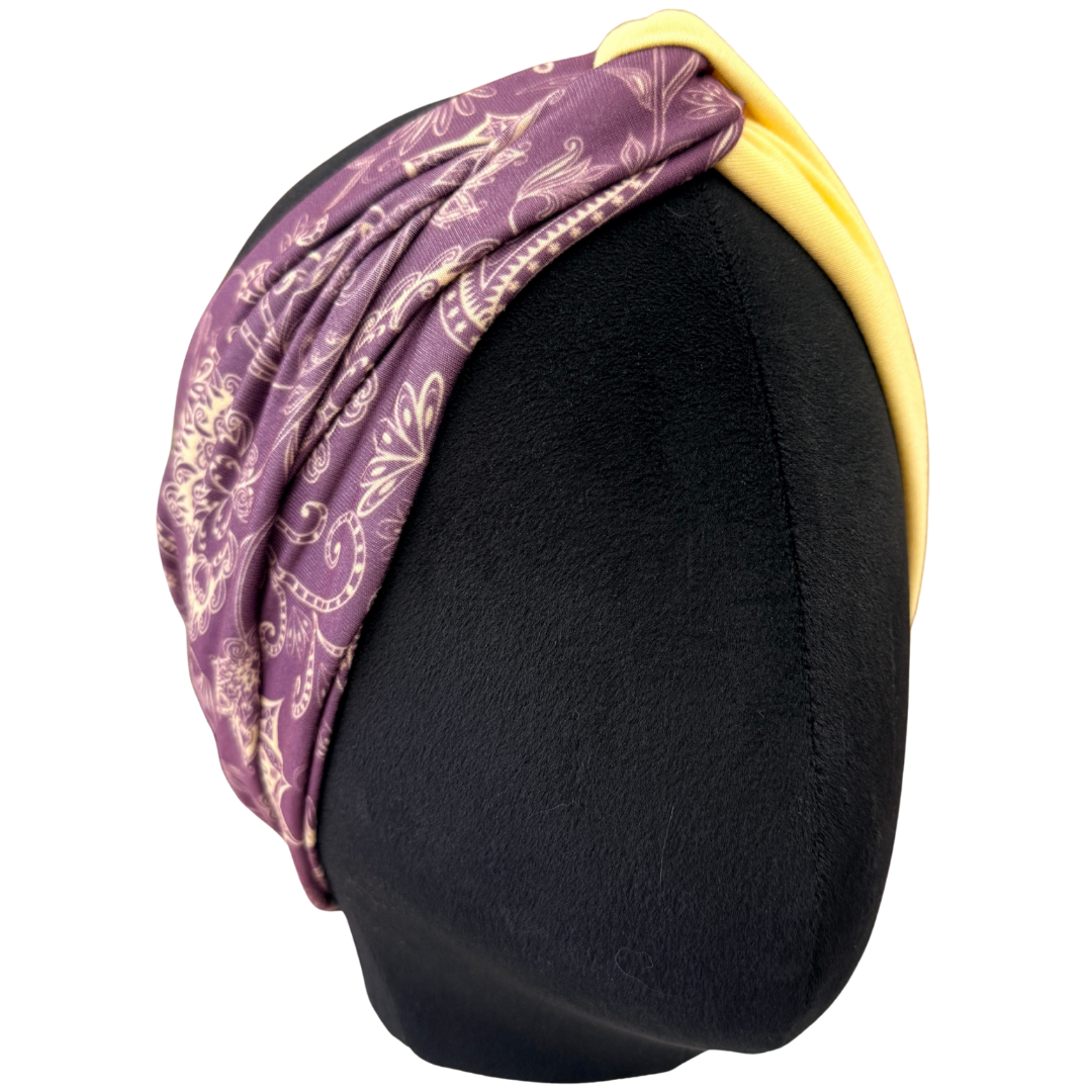 Sugar Plum Paisley Twist Headband